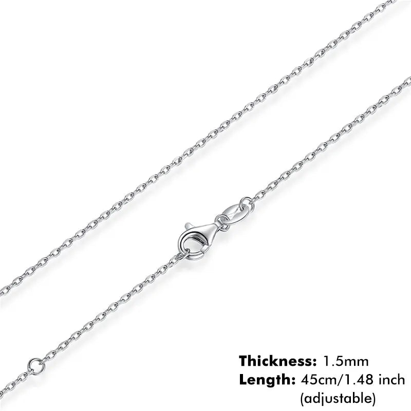 Collier Chaîne Classique Argent Sterling 925