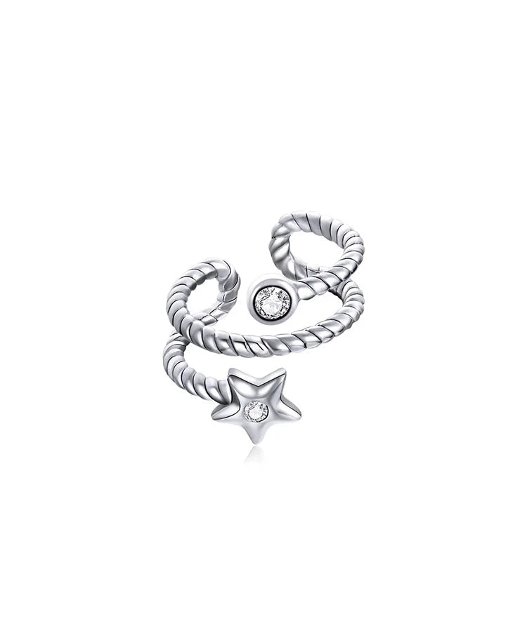 Boucle d’Oreille Clip  Argent Sterling 925