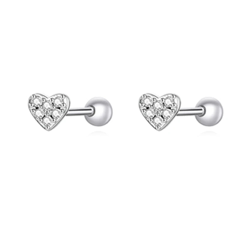 Boucles d’Oreilles Étoile Brillante  Argent Sterling 925