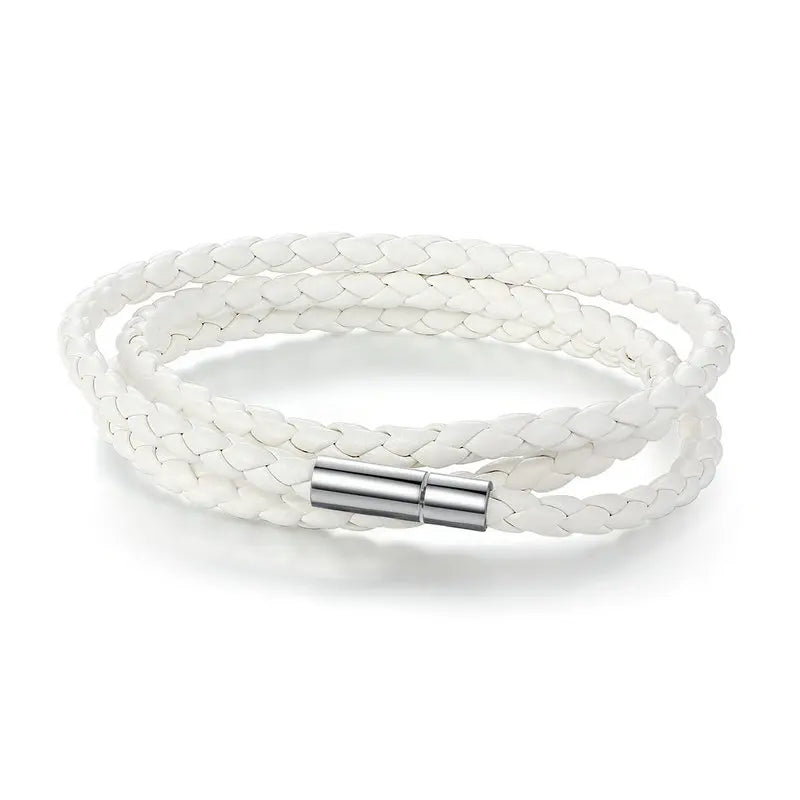 Bracelet en Cuir PU avec Fermoir Magnétique