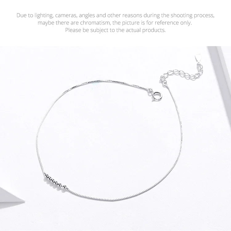 Bracelet de Cheville Argent sterling 925