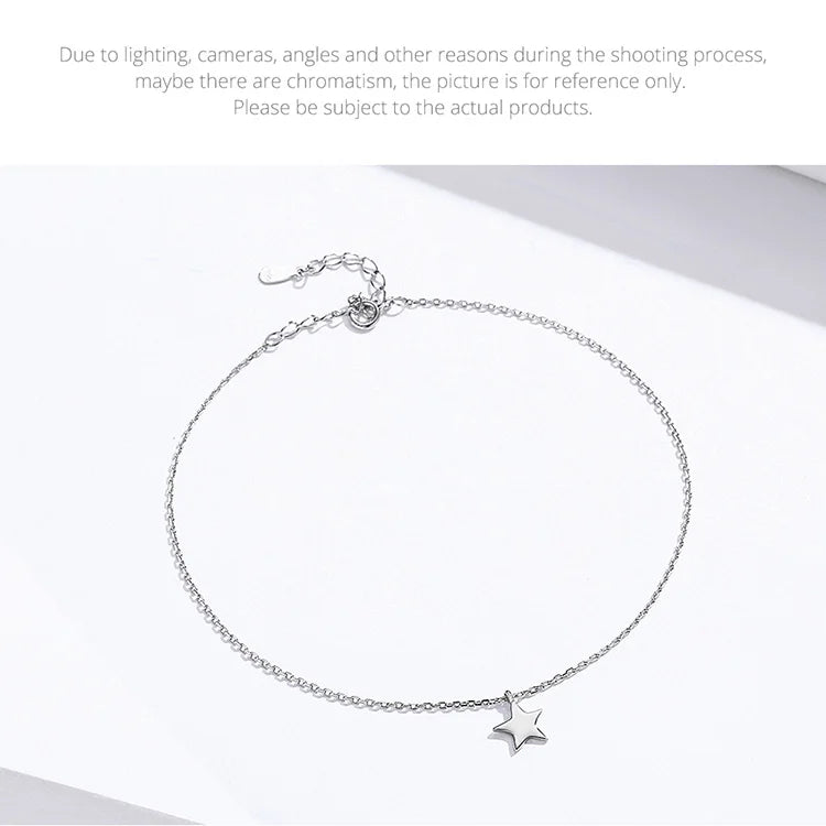 Bracelet de Cheville Argent sterling 925