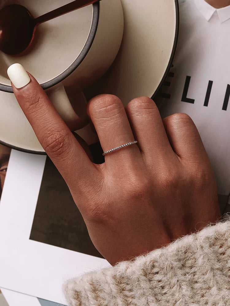 925 Sterling Silver Braided Ring