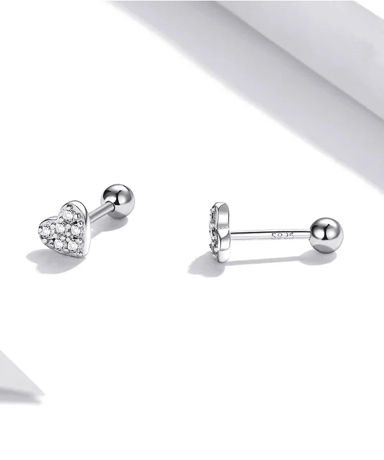 Boucles d’Oreilles Étoile Brillante  Argent Sterling 925