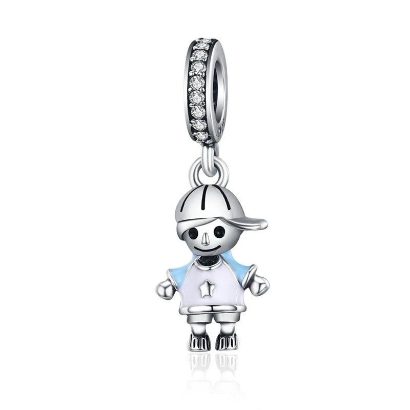 Charm Animal – Argenté, Perle Pendentif pour Bracelet & Collier