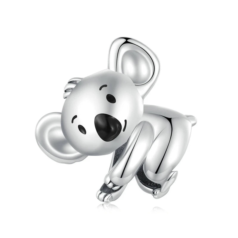 Charm Chien  Perle en Argent Sterling 925