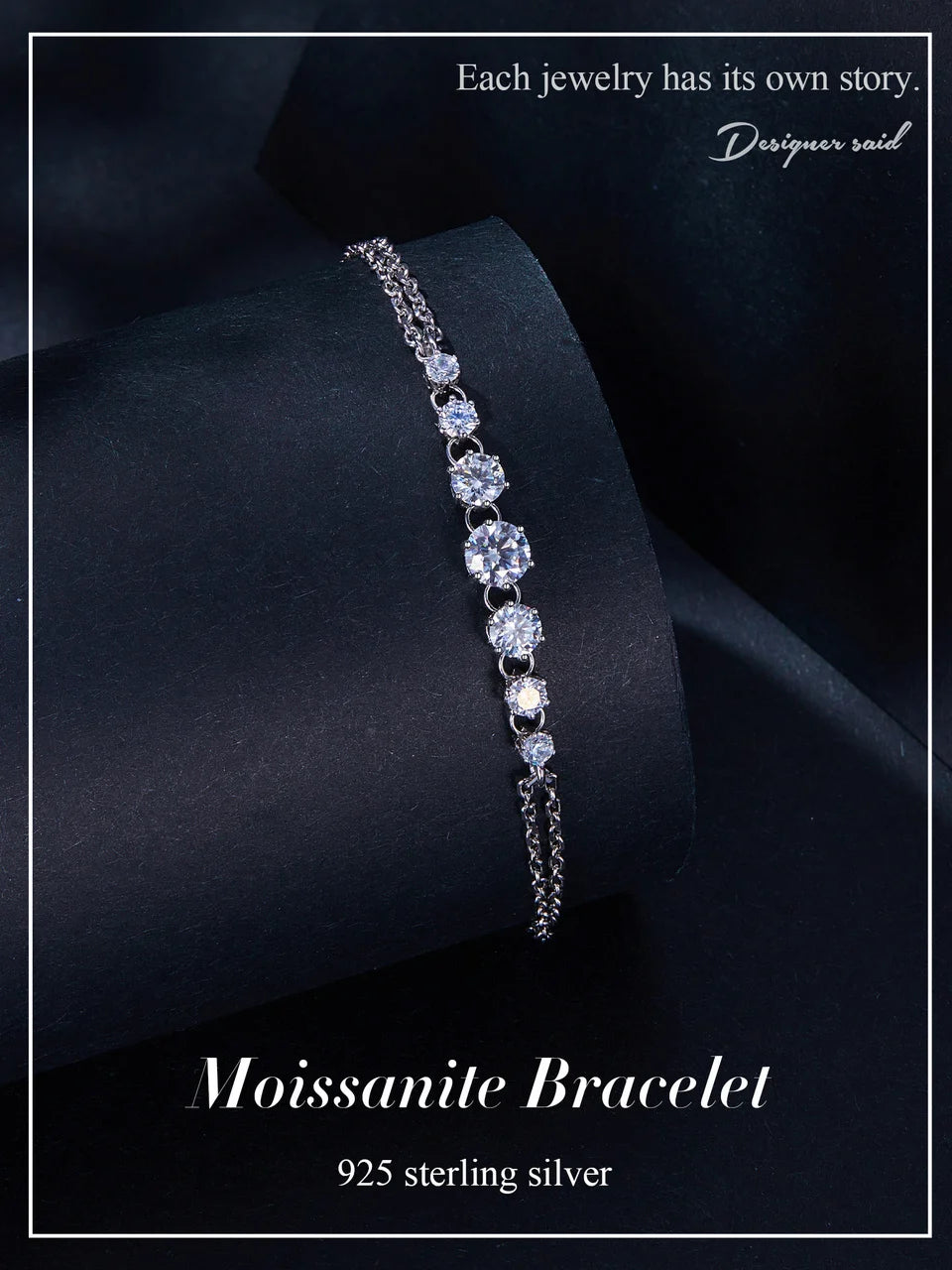 Bracelet Élégance Éternelle en Moissanite