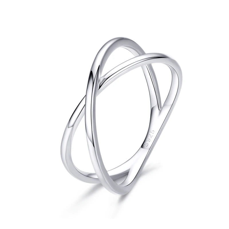 Bague Croix Minimaliste – Argent Sterling 925