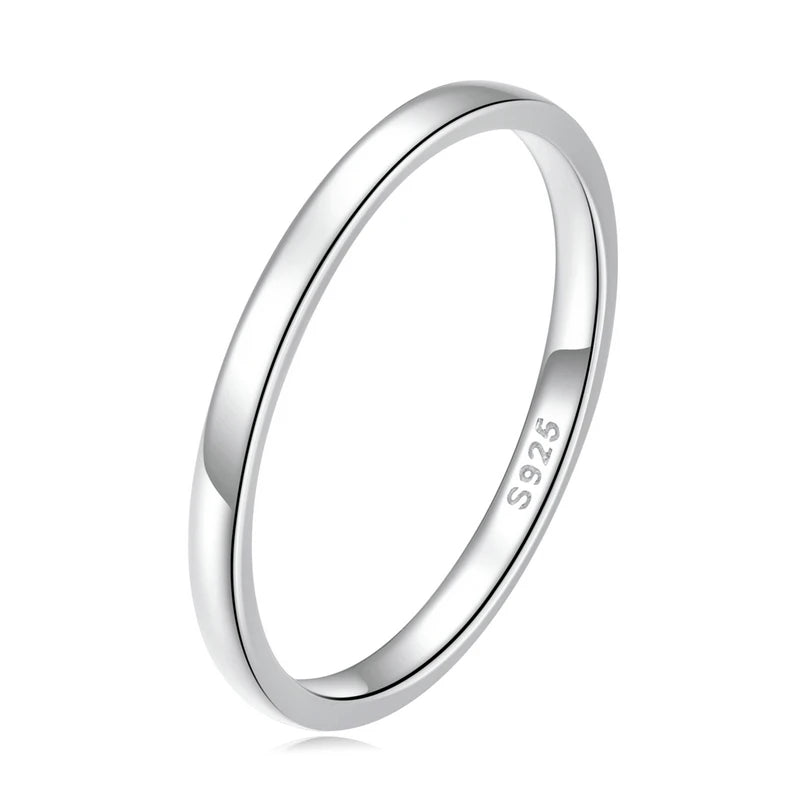 Bague Éternité Simple Argent Sterling 925