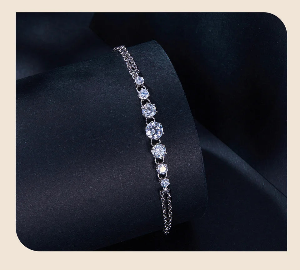 Bracelet Élégance Éternelle en Moissanite