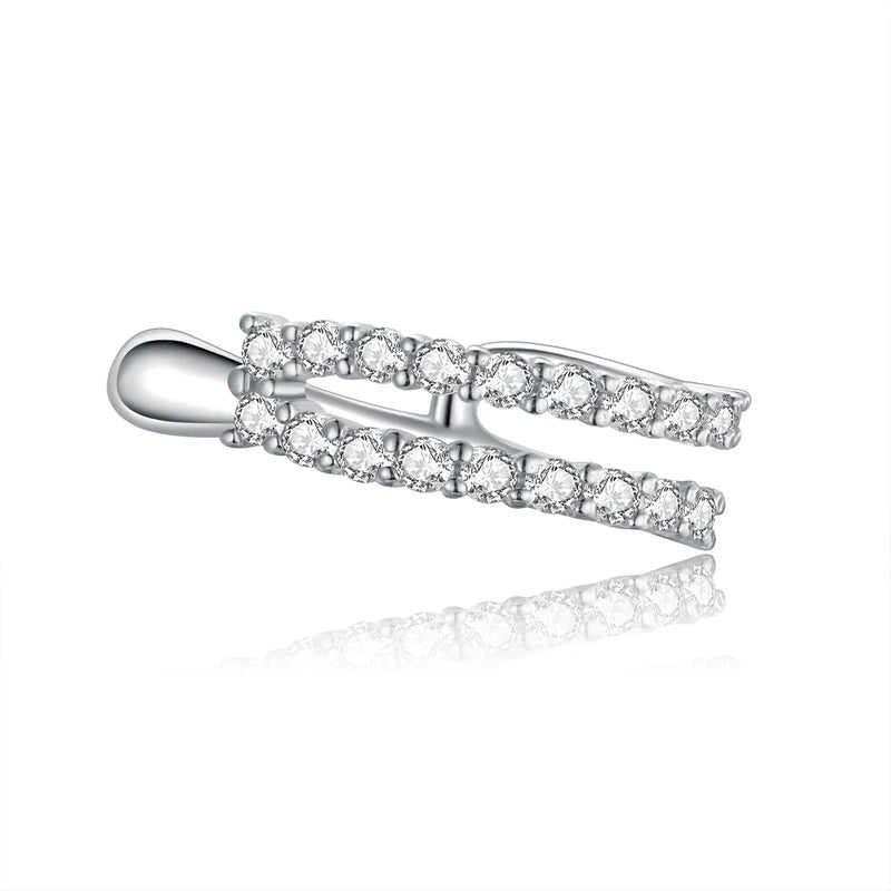 Boucle d’Oreille Clip  Argent Sterling 925