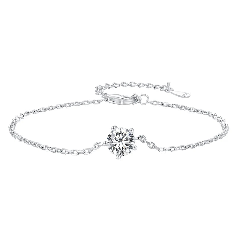 Bracelet Brillance Éternelle en Moissanite