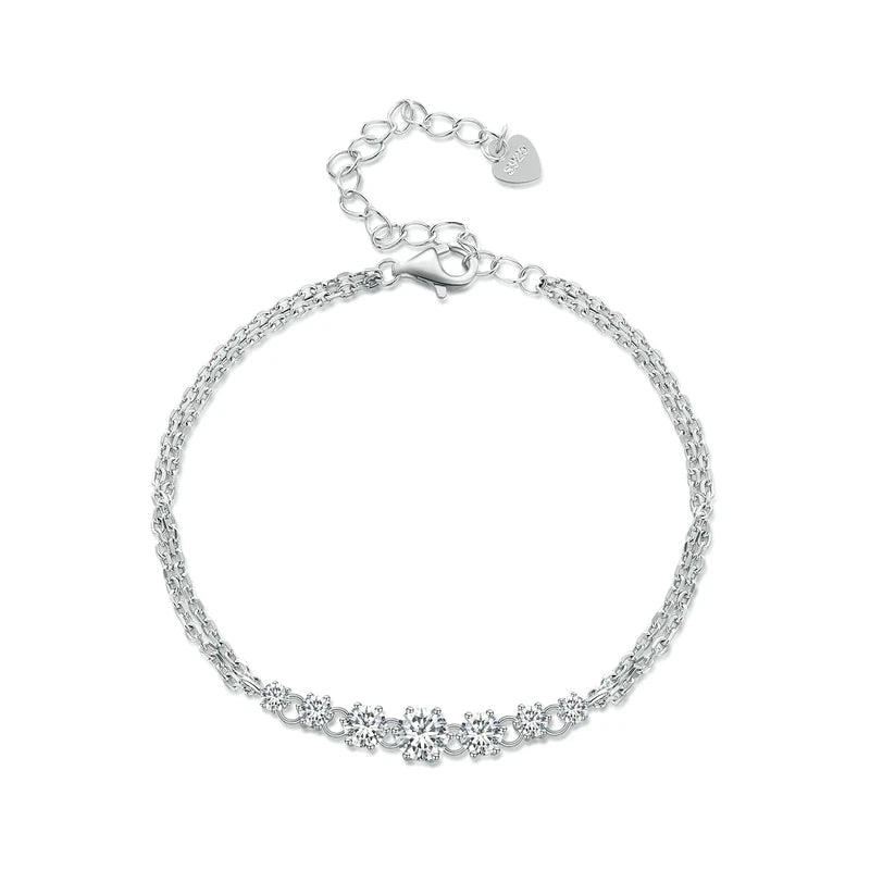 Bracelet Élégance Éternelle en Moissanite