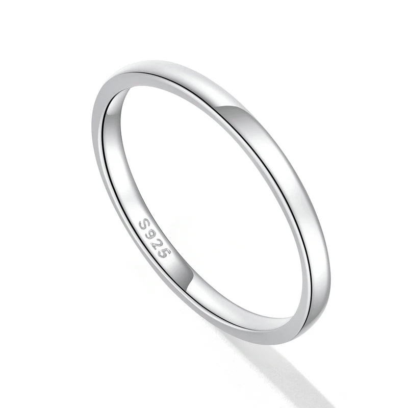 Bague Éternité Simple Argent Sterling 925