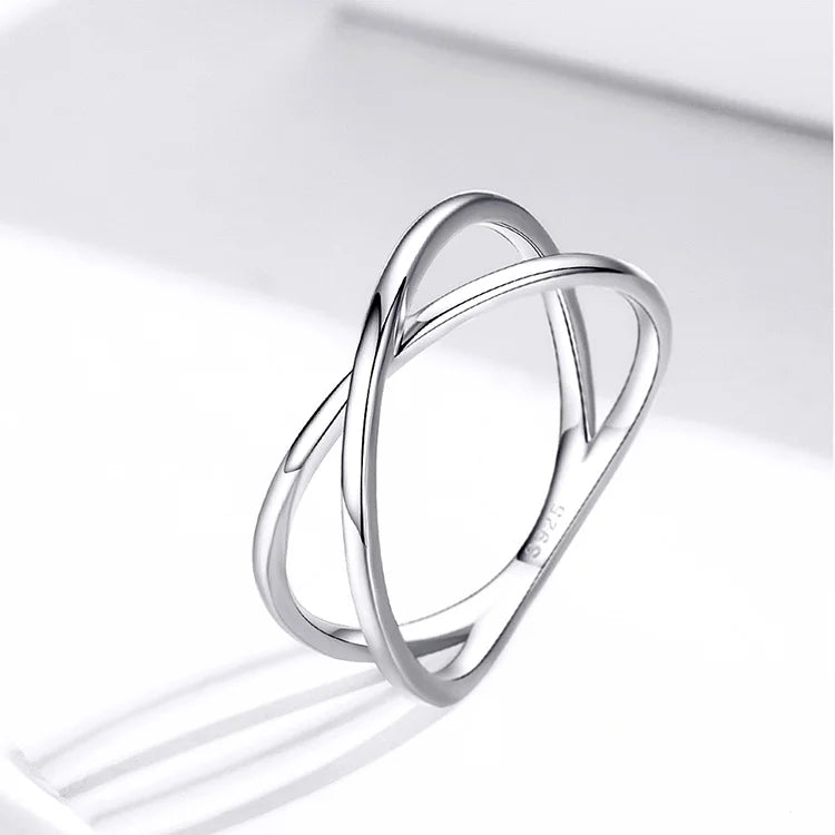 Bague Croix Minimaliste – Argent Sterling 925