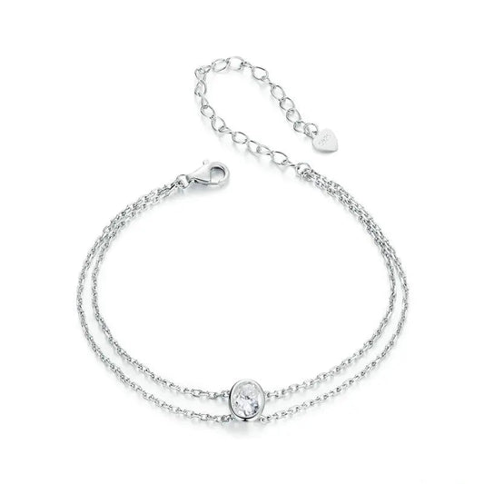 Bracelet Éclat Pur en Moissanite VVS1