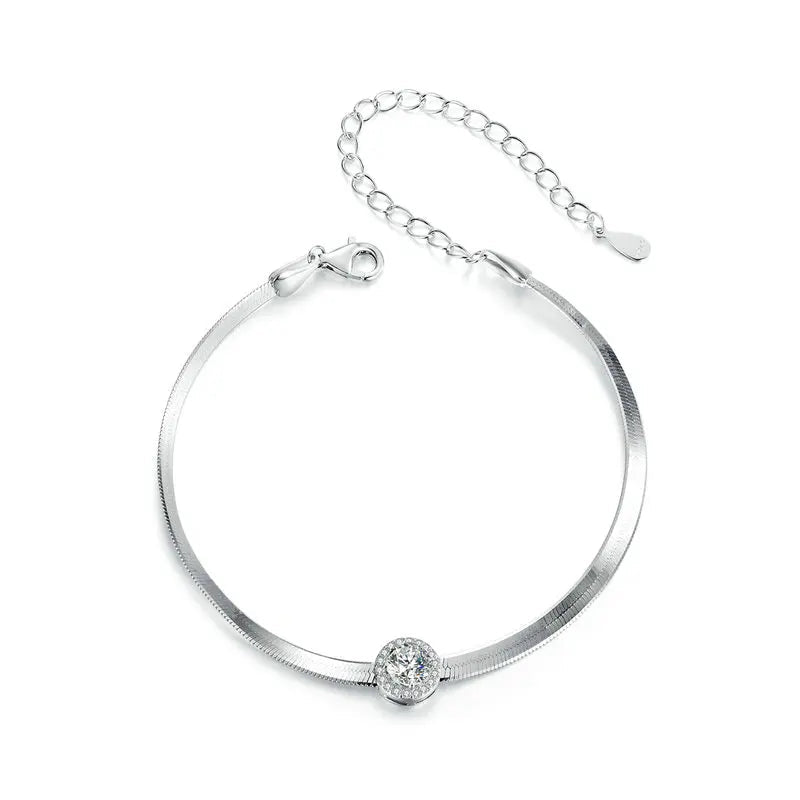 Bracelet Élégance Moissanite