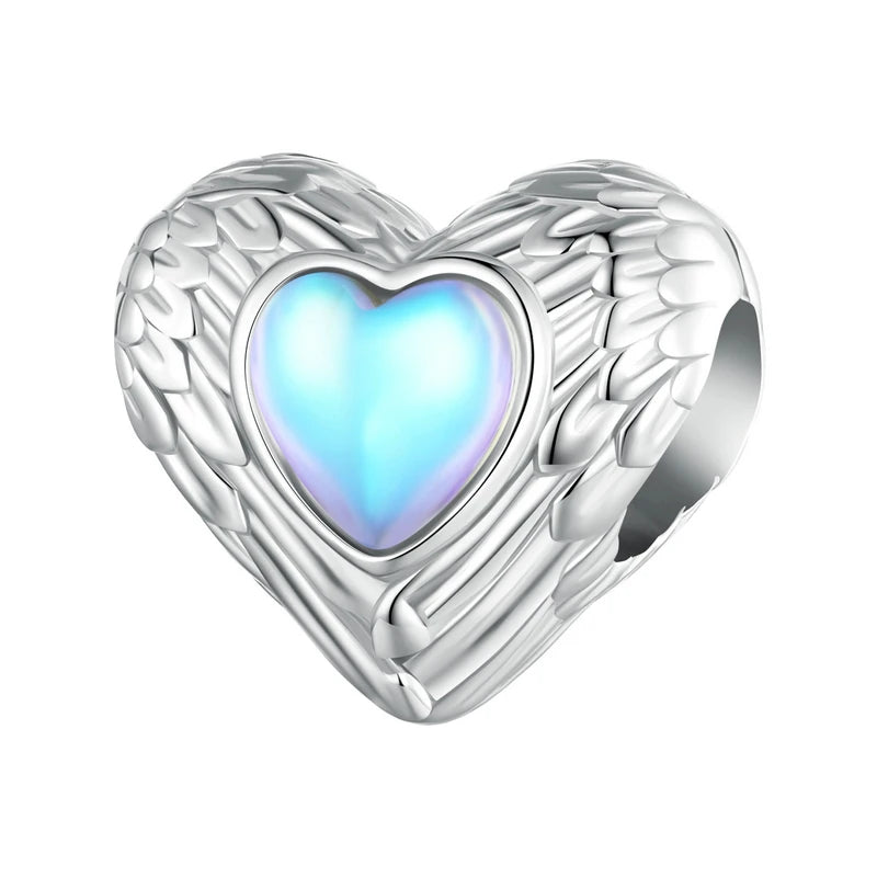 Charm Cœur Scintillant  Argent Sterling 925