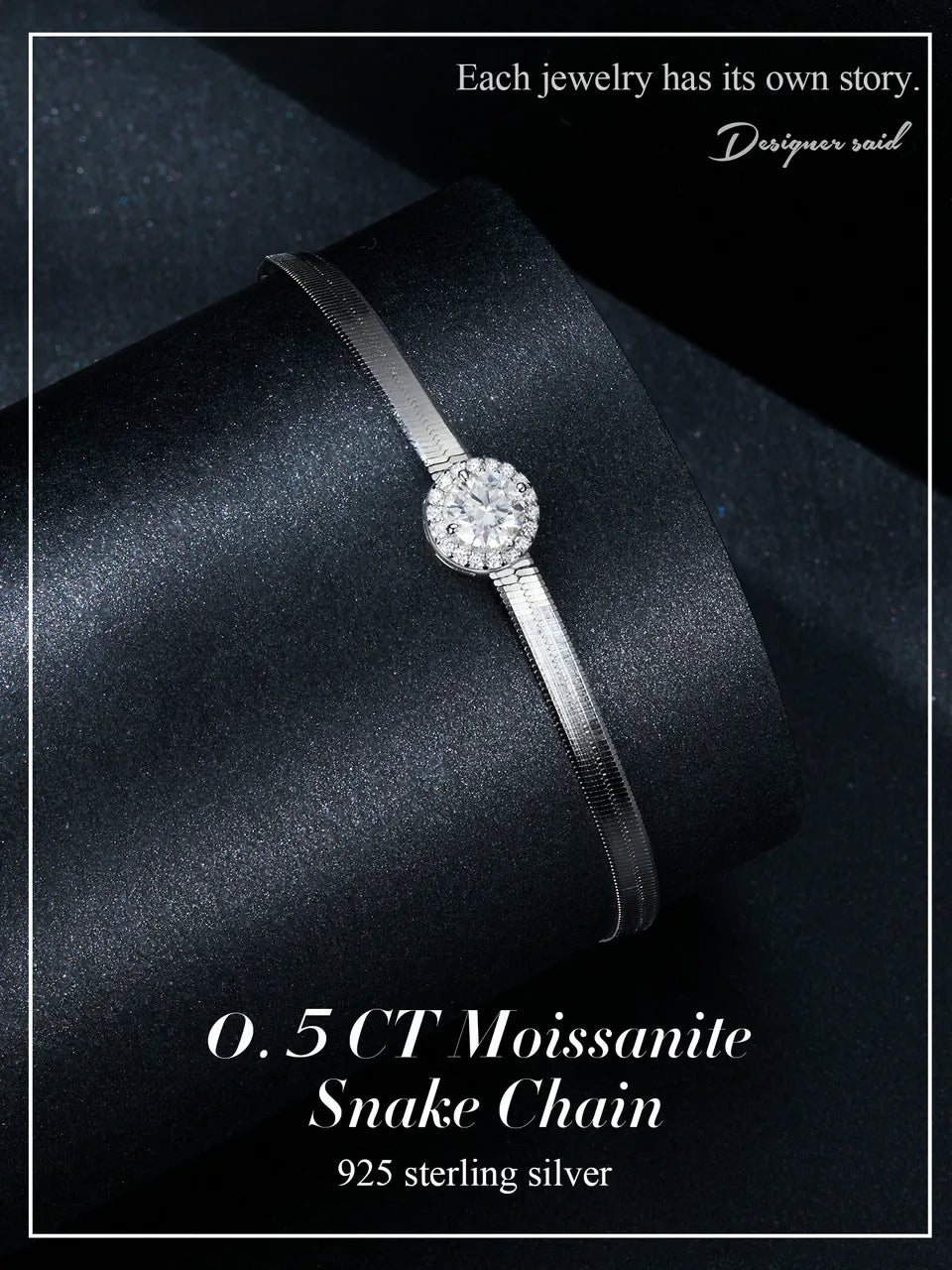 Bracelet Élégance Moissanite