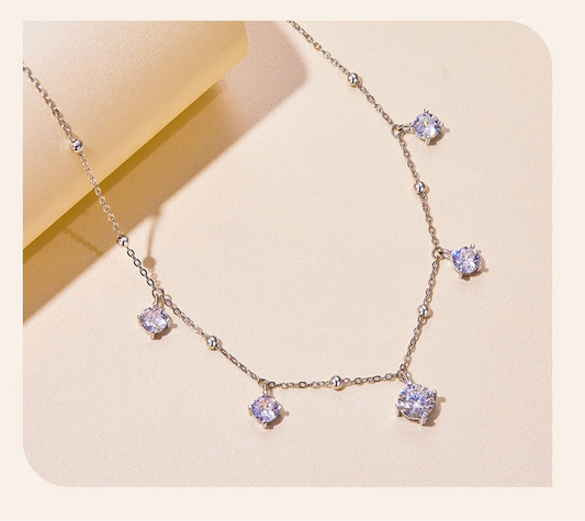 Collier Éclat Royal  Moissanite VVS1