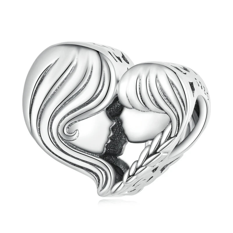 Charm Cœur Scintillant  Argent Sterling 925