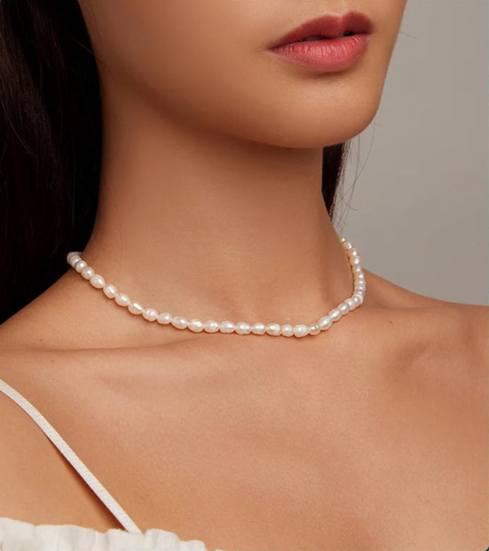 Collier Ras-du-Cou en Perles