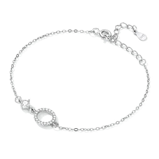 Bracelet Anneau Minimaliste  Argent Sterling 925