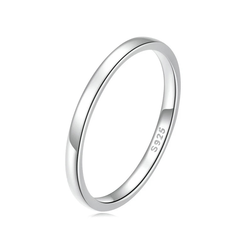 Bague Éternité Simple Argent Sterling 925