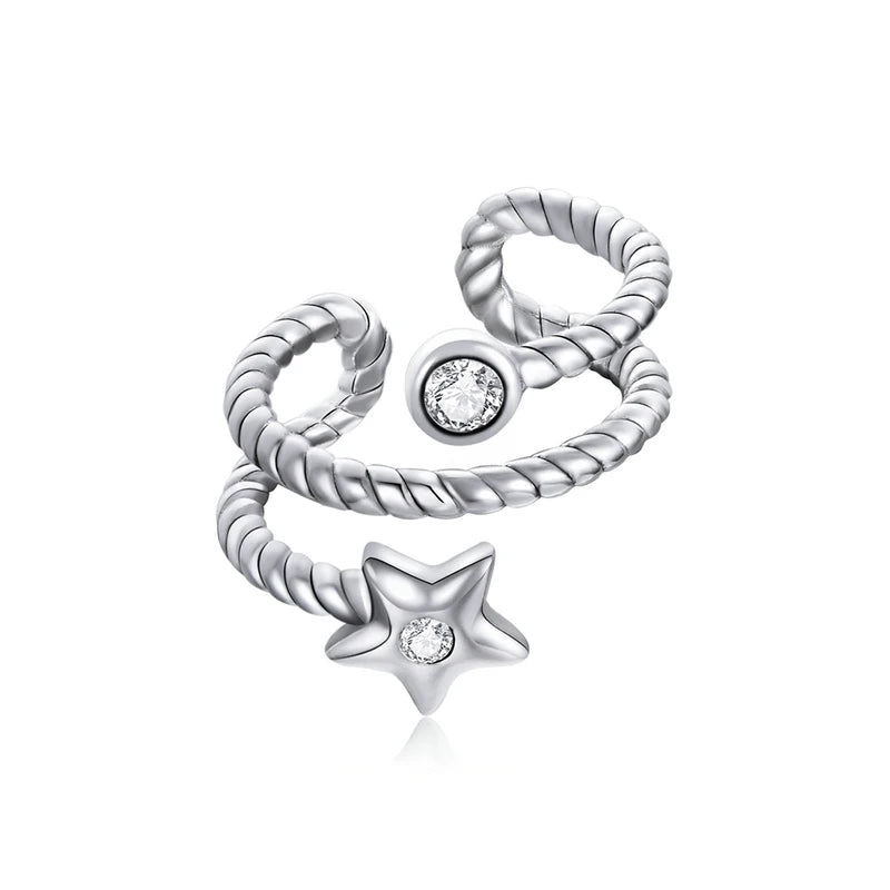 Boucle d’Oreille Clip  Argent Sterling 925