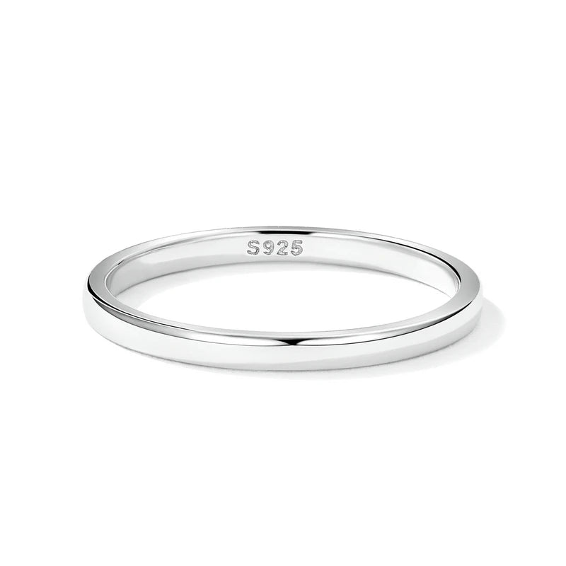 Bague Éternité Simple Argent Sterling 925