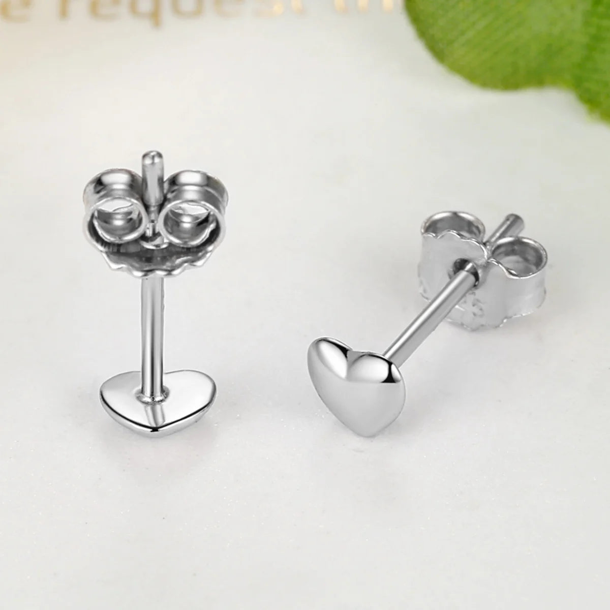 Boucles d’Oreilles Cœurs Mini  Argent Sterling 925