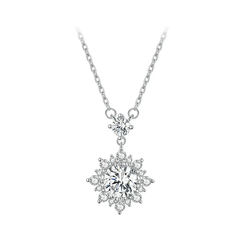 Collier Élégance en Moissanite et Argent Sterling 925