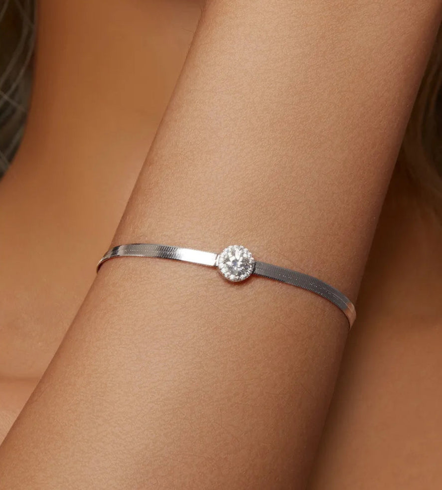 Bracelet Élégance Moissanite