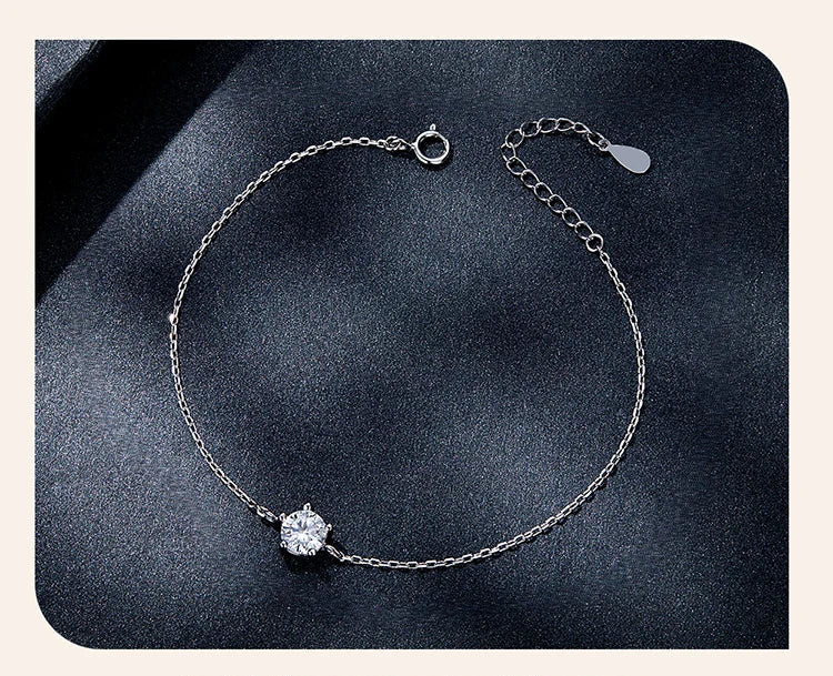 Bracelet Brillance Éternelle en Moissanite