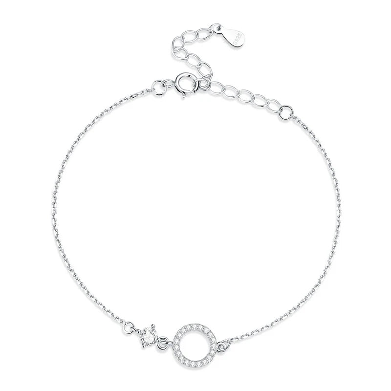 Bracelet Anneau Minimaliste  Argent Sterling 925