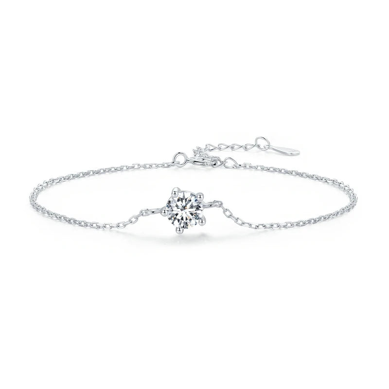 Bracelet Brillance Éternelle en Moissanite