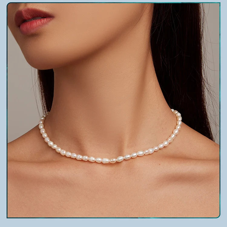 Collier Ras-du-Cou en Perles