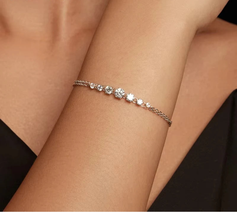 Bracelet Élégance Éternelle en Moissanite