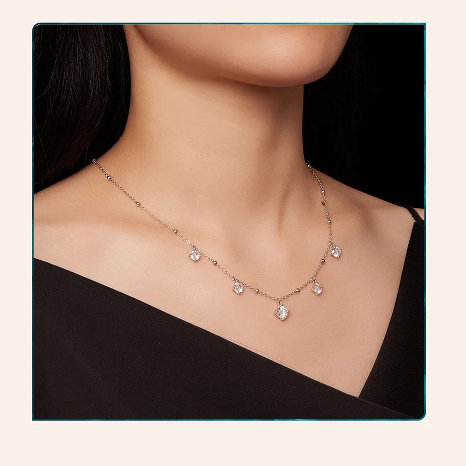 Collier Éclat Royal  Moissanite VVS1