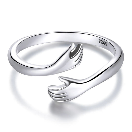 Adjustable Ring "Câlin d'Amour" 925 Sterling Silver