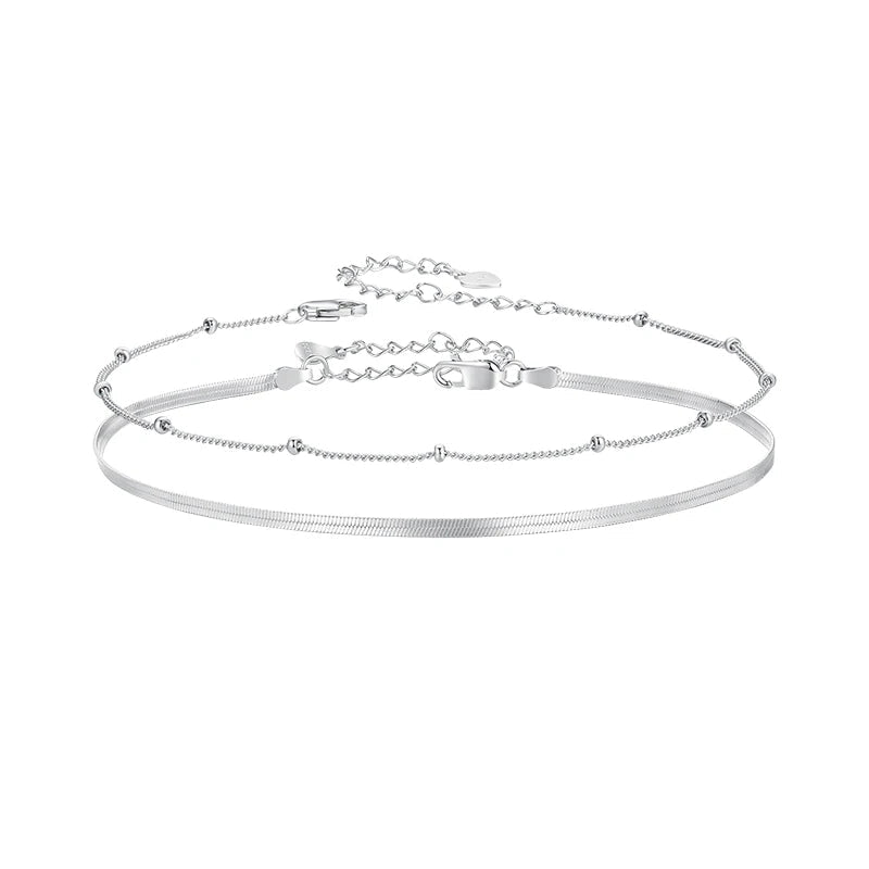 Bracelet de Cheville en Argent 925