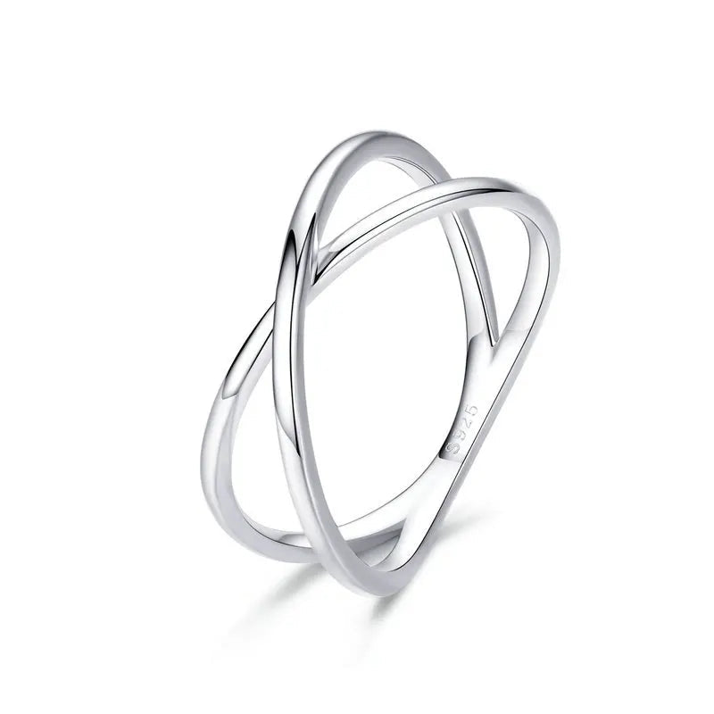 Bague Croix Minimaliste – Argent Sterling 925